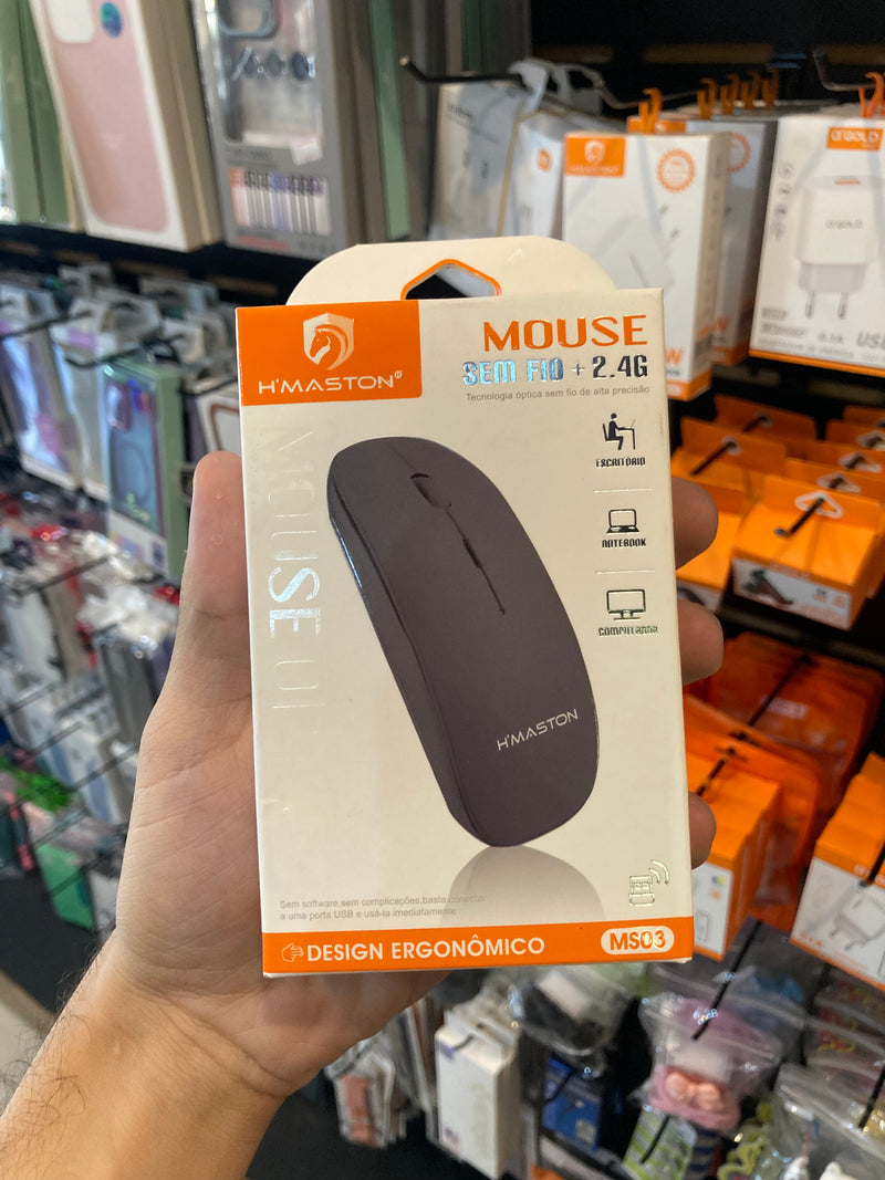 Mouse Wireless - Sem fio - H'Maston