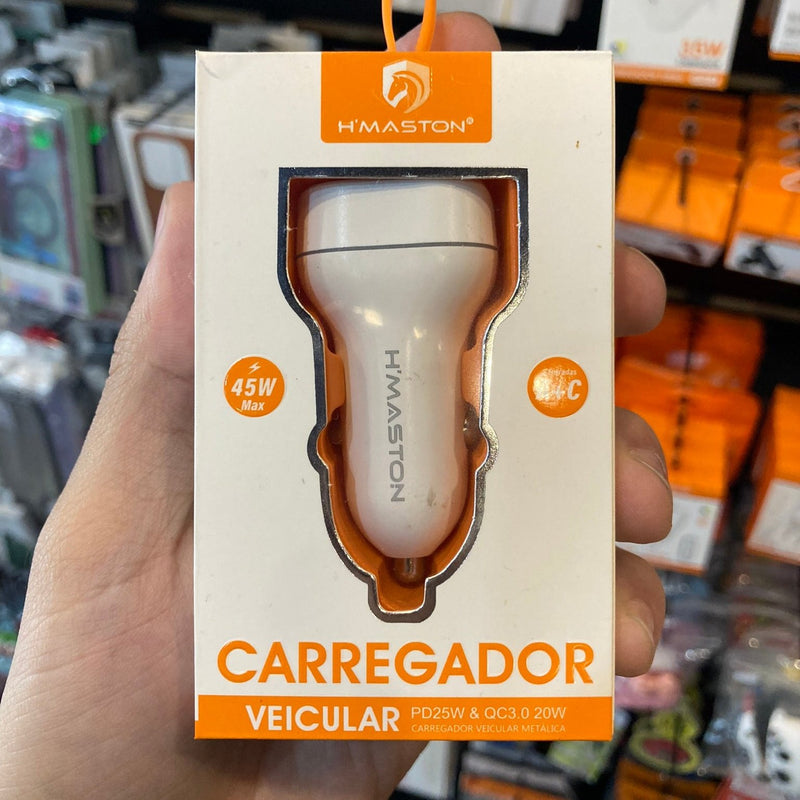 Carregador Veicular 45w - H'Maston